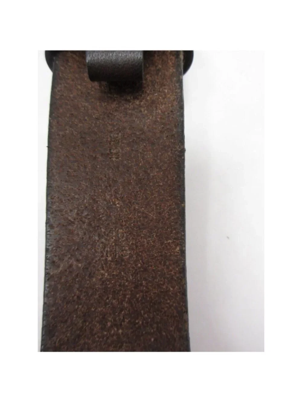 VGT Polo Ralph Lauren Belt 46 Italian Leather Silver Buckle Classic